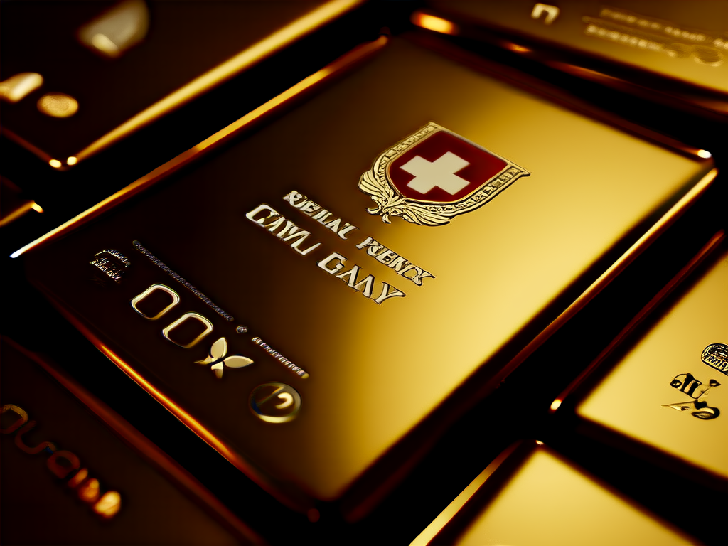 瑞士银行金条图片