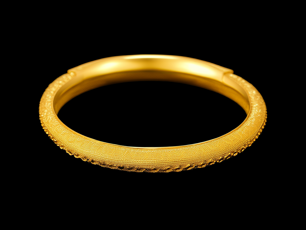 传承黄金手镯图片
