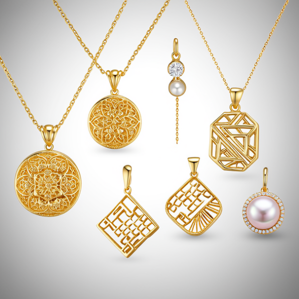 时尚黄金吊坠图片大全